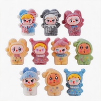 Nouvelles décorations créatives en peluche floquée de clown de cirque avec perles, pour enfants de 5 à 7 ans, idéales pour le bureau et la relaxation, petites décorations.