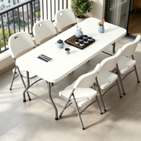 Location de matériel polyvalent pliable pour événements : banquets, mariages, réceptions, buffets, conférences, formations, extérieur, cour, hôtels, restaurants