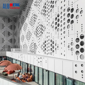 Panneaux de façade en aluminium modernes de 4 mm pour la décoration murale extérieure, ignifuges <span class=keywords><strong>et</strong></span> imperméables pour appartement <span class=keywords><strong>et</strong></span> salle de bain - Product Image 2