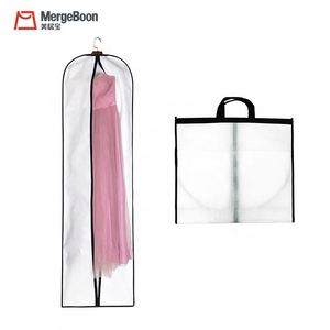 Échantillon Gratuit : Housse de Protection Longue pour Robe de Mariée, Sacs à Vêtements Personnalisés avec Fermeture Éclair en RPET - Product Image 3