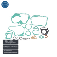 Ne Set lengkap/Gasket penuh dengan plastik dan segel minyak karet cocok untuk Honda Wave 125