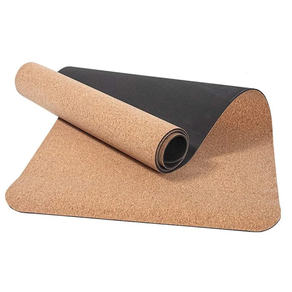 China Supply Milieuvriendelijke Anti-Slip Waterdichte Oppervlak Anti-Slip Kurk Yoga Mat