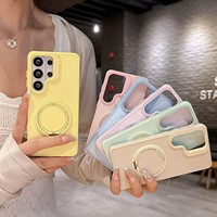 Étui de protection magnétique rotatif à 360 degrés, respectueux de la peau, avec béquille intégrée et couverture intégrale pour Samsung Galaxy S26 Plus S25 Ultra