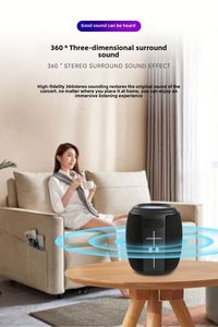 Portable Subwoofer Speaker Outdoor High Volume Waterproof Portable Desktop Bt5.2 <b>Wireless</b> Speaker - Product Image 4