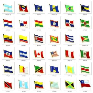 Broches Nacionales de Metal con Bandera, Medallón Conmemorativo Exquisito para Hombres - Product Image 1