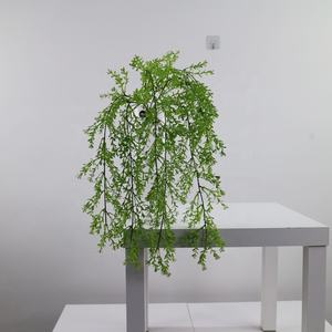 نباتات مائية اصطناعية بطول 65 سم، نباتات بلاستيكية معلقة، نباتات مائية مزيفة بالجملة، شجيرات خضراء للبرك للديكور التجاري والمناظر الطبيعية - Product Image 6