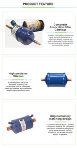 Filtre à huile EMERSON ASF-45F3VV à raccord à vis pour déshydrateur de réfrigération en entrepôt frigorifique - Product Image 6