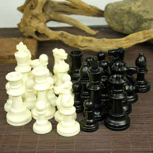 Magnético 3 tamaños pequeño mediano <span class=keywords><strong>grande</strong></span> plástico internacional piezas de <span class=keywords><strong>ajedrez</strong></span> 66mm 75mm 97mm - Product Image 3