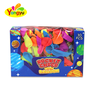 Bonbons en pâte <span class=keywords><strong>de</strong></span> chocolat en forme <span class=keywords><strong>de</strong></span> fusée mignons, à presser, avec ballon, pour enfants, vente en gros d'usine - Product Image 4