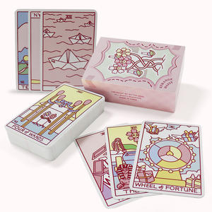 Печать логотипа под заказ, золотая фольга, перерабатываемая бумага, колода для игральных карт Таро С путеводителем - Product Image 5