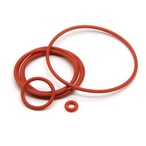 VMQ joint torique épaisseur du joint CS 1mm OD 3 ~ 50mm Silicone caoutchouc isolé rondelle étanche forme ronde non toxique rouge - Product Image 3