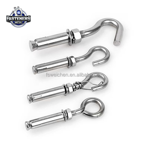 Ancres murales en acier inoxydable 304 pour béton, boulons à œil - Product Image 4