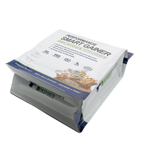 Sachet Doypack Personnalisé Imprimé pour Suppléments de Lait et Créatine 1kg, en Mylar Qualité Alimentaire, Finition Mate, Fermeture Zip, avec Fenêtre