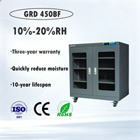Armoire de séchage à humidité contrôlée GRD 450BF 450L, 10-20% HR, déshumidificateur automatique, 110V/220V, pour appareils optiques et électroniques