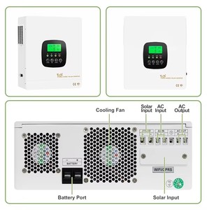 Inversor Solar Híbrido de 3.3kw-12.3kw para el Hogar, Conectado a la Red o Fuera de la Red, Onda Sinusoidal Pura, Monofásico/Bifásico, con MPPT, WiFi y Salida de CA - Product Image 5