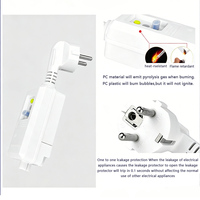 NANDAO 16A CE pour mise à la terre industrielle, adaptateur de prise RCD, norme européenne, fils en cuivre, disjoncteur différentiel 240V pour l'air