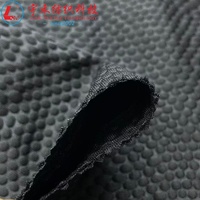 Tejido de punto elástico 3D gofrado de 260GSM de poliéster y elastano teñido al por mayor para sofás, almohadas, camas para mascotas, etc.