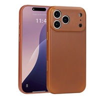 Étui de téléphone portable de luxe en cuir véritable multicolore, étanche et antichoc, ajustement parfait pour iPhone 17 16 15 Pro Max