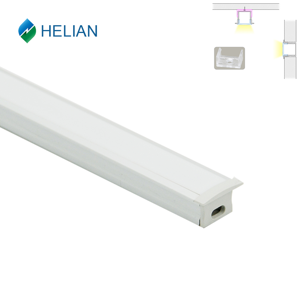 high quality led aluminum strip light channels recessed and surface extrusion profile 360 round led aluminium profile