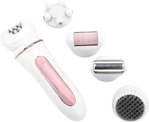 Épilateur pour femmes 5-en-1, épilateur sans fil pour femmes, rasoir pour femmes, épilateur pour une épilation longue durée et soin du visage, épilateur facial - Product Image 1