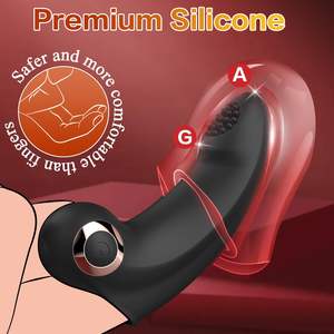 Yivans Mini <span class=keywords><strong>Finger</strong></span> <span class=keywords><strong>Vibrator</strong></span> Wiederauf lad bares weiches Silikon Wasserdichtes Sexspielzeug für Erwachsene für Frauen G-Punkt Klitoris Nippel Stimulation Sexuell - Product Image 3