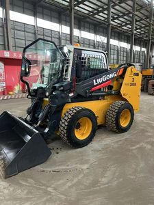 Pabrik Cina Dealer resmi untuk harga yang baik CLG385B 1 Ton selip Steer Loader Mesin & pompa untuk dijual - Product Image 3