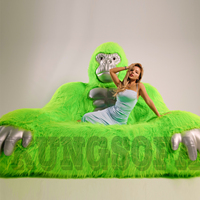 Canapé-lit à double peluche Big Monster Gorilla Meubles personnalisés Internet Celebrity Design créatif Canapé-lit Monster Canapé Gorilla