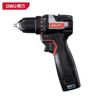 Perceuse électrique Deli, perceuse sans fil rechargeable multifonctionnelle, tournevis électrique, outil ménager