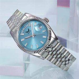 Business Casual Style Calendar Luminous <b>Clock</b> Luxury Wristwatch High Quality Unisex Original Vintage <b>Mechanical</b> Movement - Product Image 1
