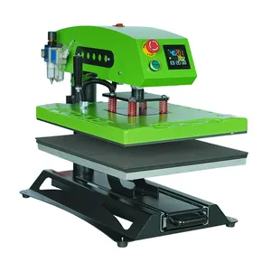 Pneumatic Heat Press machine 16*20 High Productivity 360 Swing away Heat transfert press machine for clothing