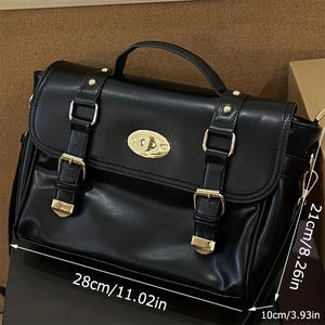 Sac à bandoulière vintage pour femme, nouveau sac messager, sac à main pour étudiant, sac à main japonais pour les trajets quotidiens, sac à bandoulière en polyester - Product Image 2