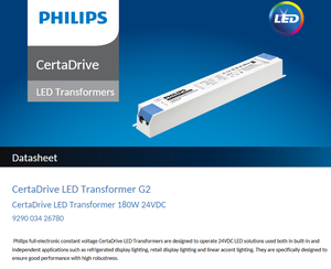 Vente flash - Alimentation LED AC-DC PHILIPS CertaDrive 180W 24VDC avec boîtier en plastique pour éclairage LED - Product Image 5