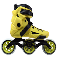 YSMLE Adult See More Chaussures de patins à roulettes en ligne avec trois roues, patins en ligne à 3 roues de grande taille