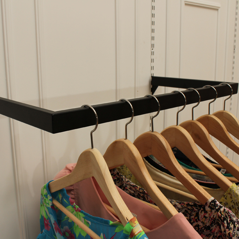 Customized Creative Design Wall Mounted Clothing Rack for Shop Display — view 6