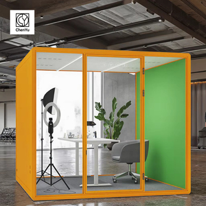 <span class=keywords><strong>Cabina</strong></span> Insonorizada Moderna para Exteriores, Oficina Móvil, Sala <span class=keywords><strong>de</strong></span> Negociación, Estudio <span class=keywords><strong>de</strong></span> <span class=keywords><strong>Grabación</strong></span>, <span class=keywords><strong>Cabina</strong></span> Telefónica <span class=keywords><strong>Desmontable</strong></span> para Hotel - Product Image 4