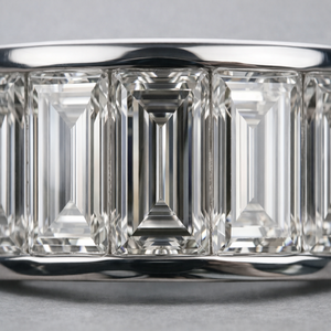 Bague élégante en platine et diamant pour femmes, accessoire de bijouterie raffiné au brillant luxueux, idéal pour un cadeau d'anniversaire ou une fête - Product Image 1