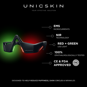 UNICTECH <b>EYE</b> <b>MASK</b> 5.0 - ADVANCED DAY & NIGHT DEVICE WITH LED + NIR + EMS TECHNOLOGY FOR <b>EYE</b>-AREA LONGEVITY, RESTORATIVE SLEEP... - Product Image 2