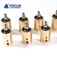 Raccord Rotatif Laiton Haute Pression Haute Vitesse Simple Flux Eau Filetage BSP NPT, Tailles 1/8" 1/4" Raccord rotatif