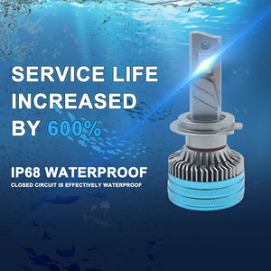 Ampoules de phare LED 3 tubes en cuivre X10 K5C K13MAX H7 H4 H1 9005 9006 H11 Système d'éclairage automobile Feux de voiture 12V Canbus H4 H19 Lampes - Product Image 4