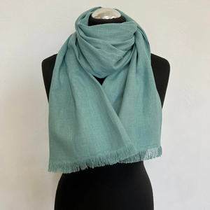 Khăn choàng và khăn quàng cổ linen bãi biển tua rua dài kiểu boho vintage chất lượng cao dành cho nữ - Product Image 1