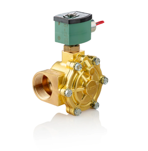 Vanne solénoïde à commande pilote en laiton série 210, 2 voies, normalement fermée, pour le contrôle des fluides (eau, air, gaz) - Product Image 5