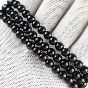 Ebony <b>Beaded</b> <b>Bracelet</b> 6mm 108 Beads Multi Strand Women's Gift Jewelry - Product Image 2