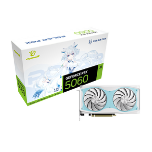การ์ดจอ Manli 2025 รุ่นใหม่ Fox GeForce RTX 5060 OC 8GB GDDR7 สีขาว สำหรับเล่นเกม สภาพ Mxm พร้อมพอร์ต DP สำหรับคอมพิวเตอร์ตั้งโต๊ะ พร้อมพัดลมระบายความร้อน - Product Image 1