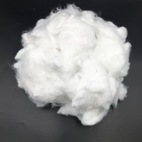 1,2 Denier 32mm Semi-opaco Fibra cortada de poliéster blanco óptico Grado reciclado para rellenar hormigón Spinning