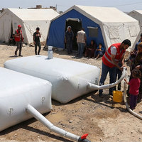 Réservoir souple pliable en PVC de 900 L pour l'irrigation, l'eau potable et les secours en cas de catastrophe