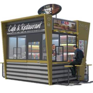 Quiosco Exterior para Café Hamburg, Puesto de Comida Rápida, Quiosco Minorista para Exteriores - Product Image 1