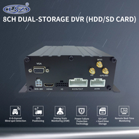 DVR mobile pour véhicule 4G GPS 8 canaux H.264 H.265 8Ch MDVR pour voiture, camion, enregistrement vidéo numérique