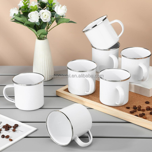 Tazas de Esmalte de Color de Grado Alimenticio, Tazas de Café y Té, Color y Logotipo Personalizados, Aptas para Lavavajillas, para Acampar al Aire Libre, Senderismo y Excursionismo - Product Image 1