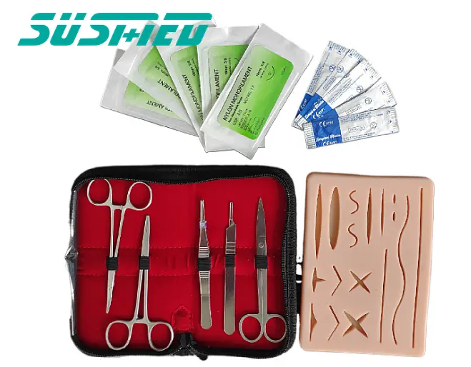 Kit de formation de Suture Kit de formation de Suture chirurgicale à 3 couches modèle de coussin de Suture