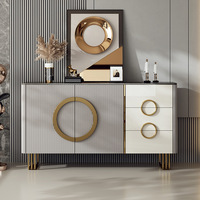 Buffet de rangement moderne en bois massif pour la maison Caisson Meuble Rangement Meubles pour le salon et la salle à manger